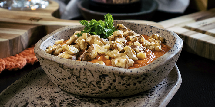 Receita: Muhammara com Alho, Crcuma e Chimichurri