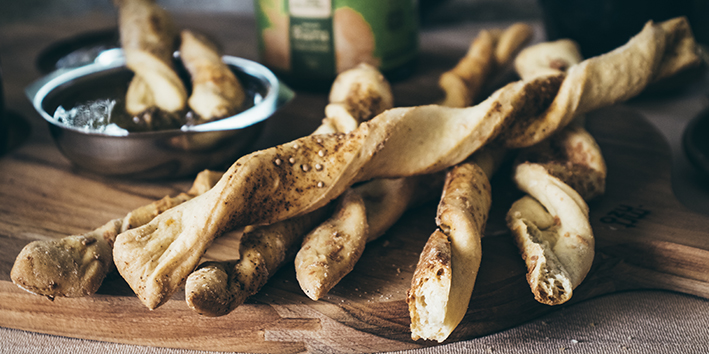 Receita: Grissini com Pprica Doce e Mostarda