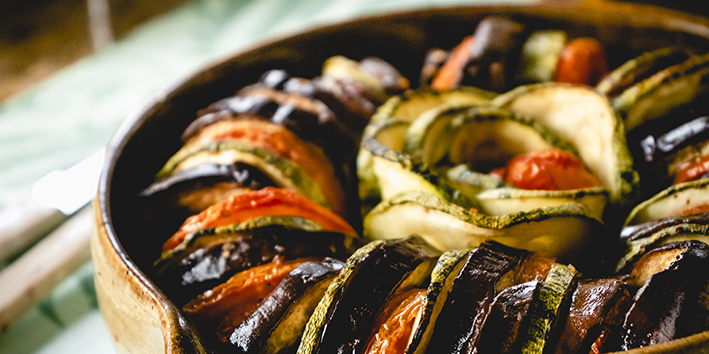 Receita: Ratatouille com Sal Rosa, Cebola e Alho
