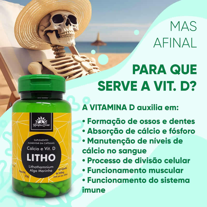 Para que serve a vitamina D?