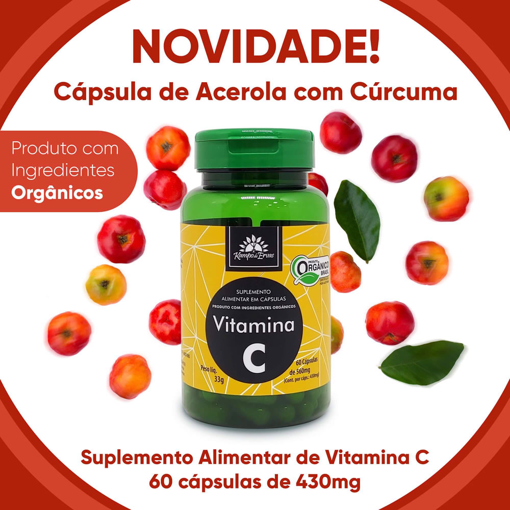 Vitamina C Org?nica com C?rcuma