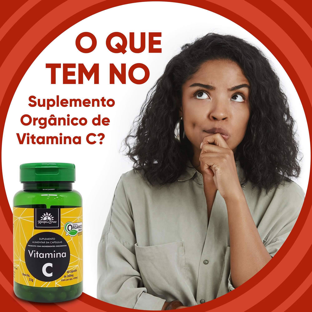 Vitamina C Org?nica com C?rcuma, Pode ser Org?nica?