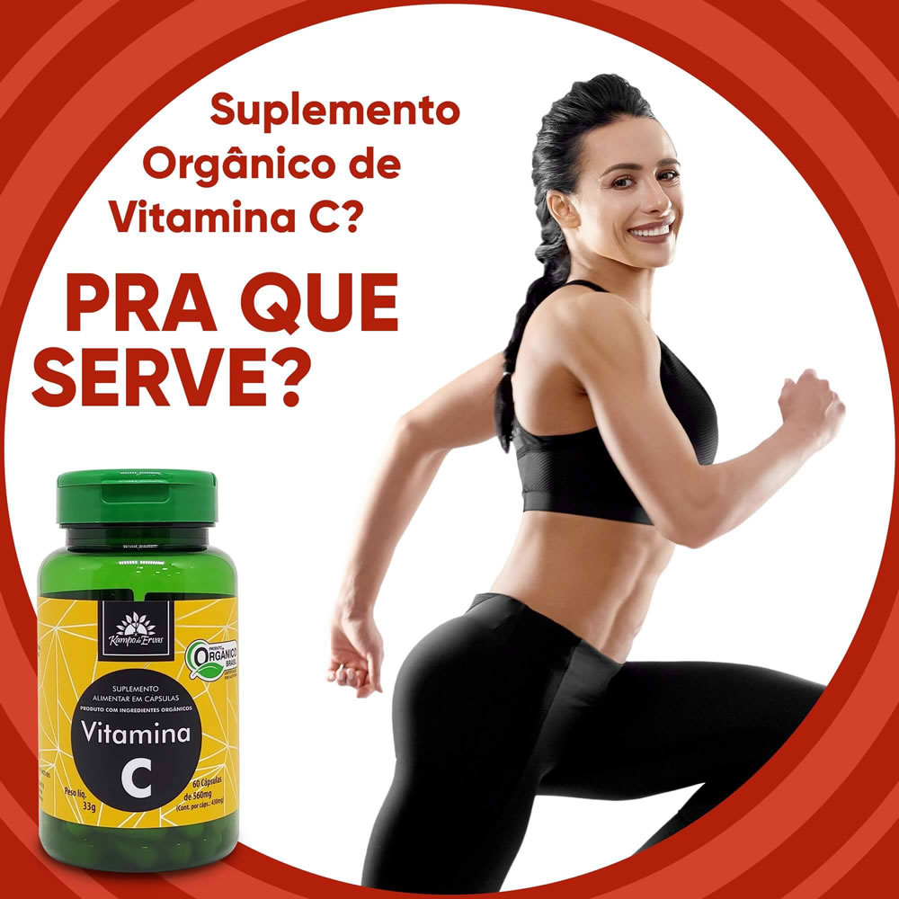 Vitamina C Org?nica com C?rcuma, Mais Conforto